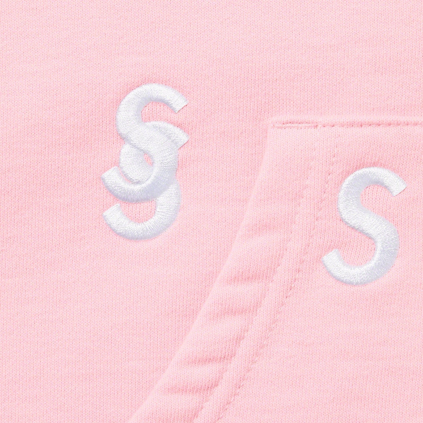 Embroidered S Hooded Sweatshirt view 4